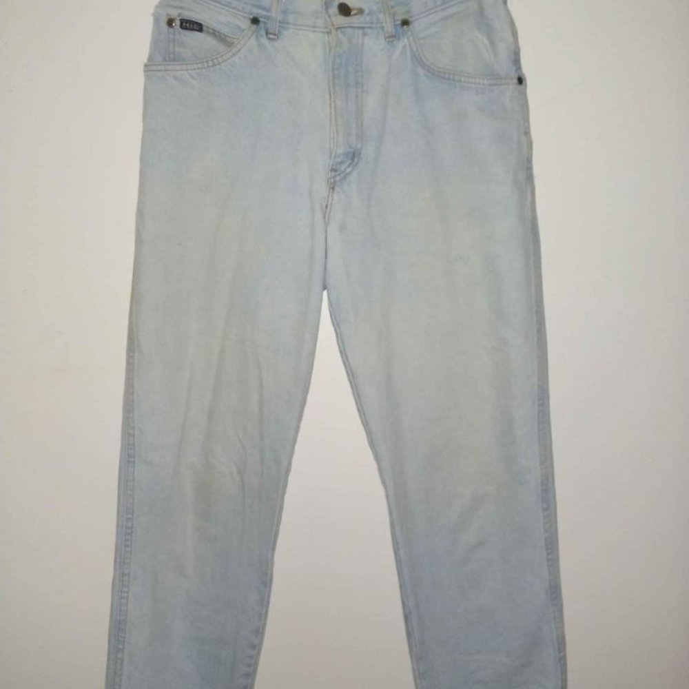 HIS Mom Jeans Distressed